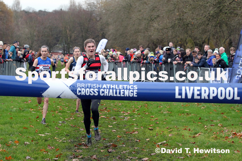 Womens under-17s and under-20s, 2019 European Cross Country Trials and British Cross Challenge, Sefton Park, Liverpool.  Photo: David T. Hewitson/Sports for All Pics